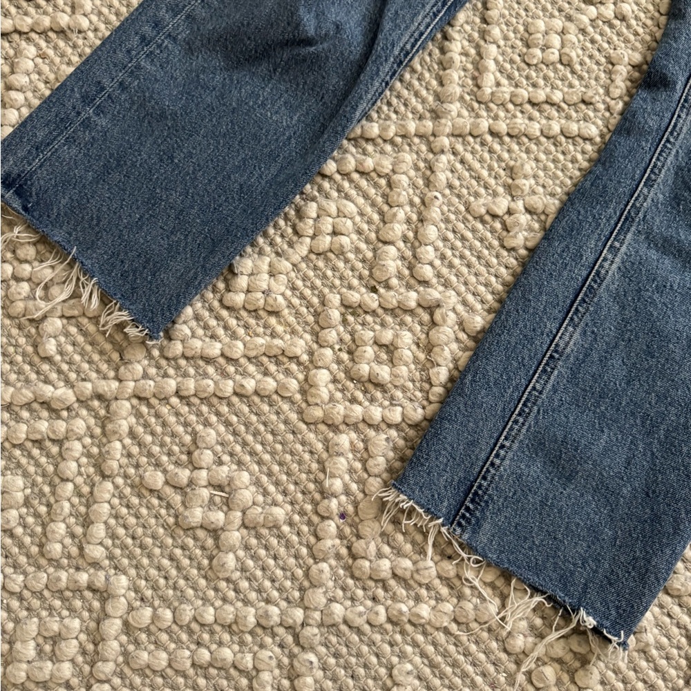 Agolde Blue Denim Jeans - Picture 3 of 4